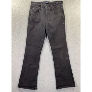 Curve Appeal Jeans Womens 6/28 Black Bootcut Stretch‎ Mid Rise Denim Preppy